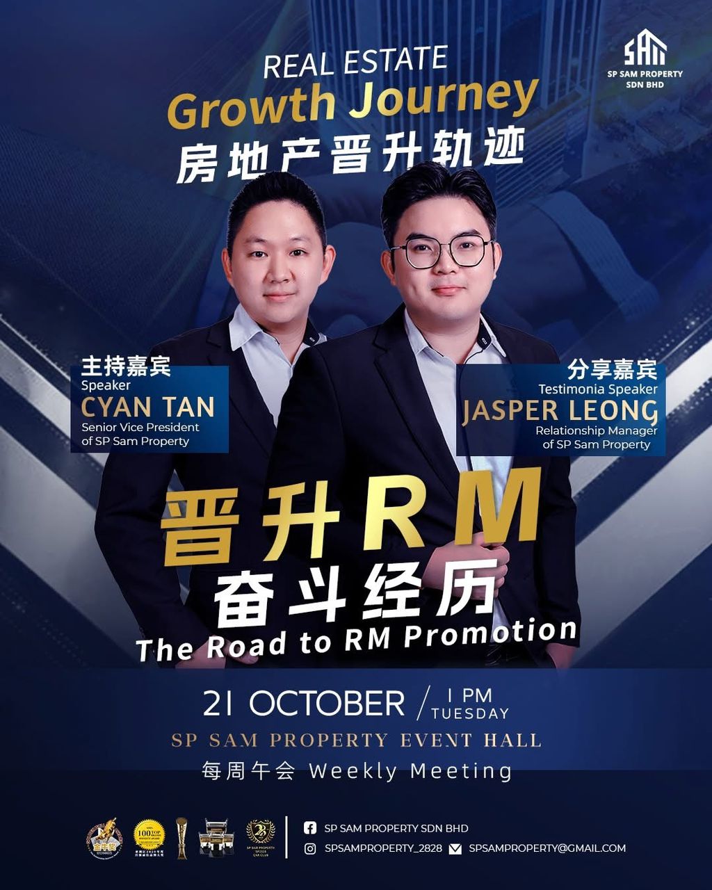 SP SAM | Real Estate Growth Journey — The Road to RM Promotion!